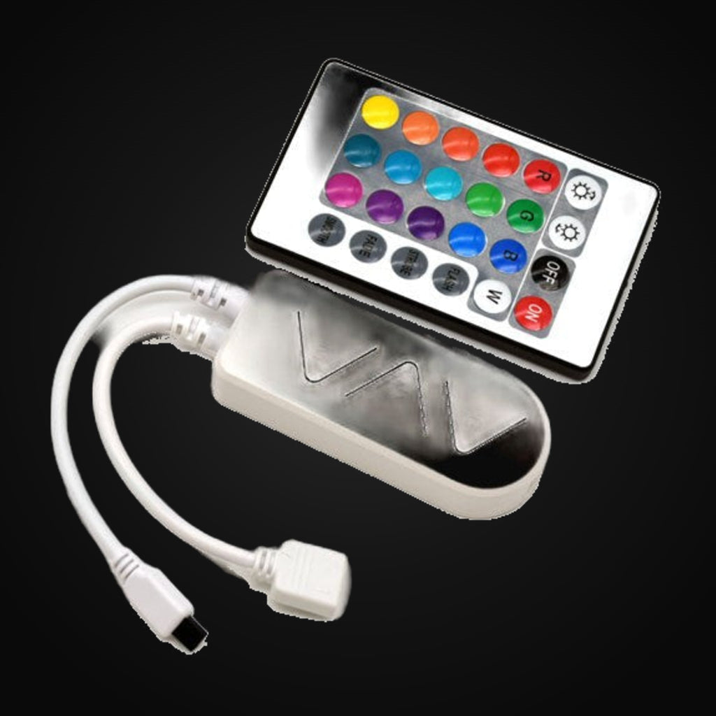 Contrôleur RGBW Wi-Fi intelligent + télécommande, 24 V c.c., 5 broches
