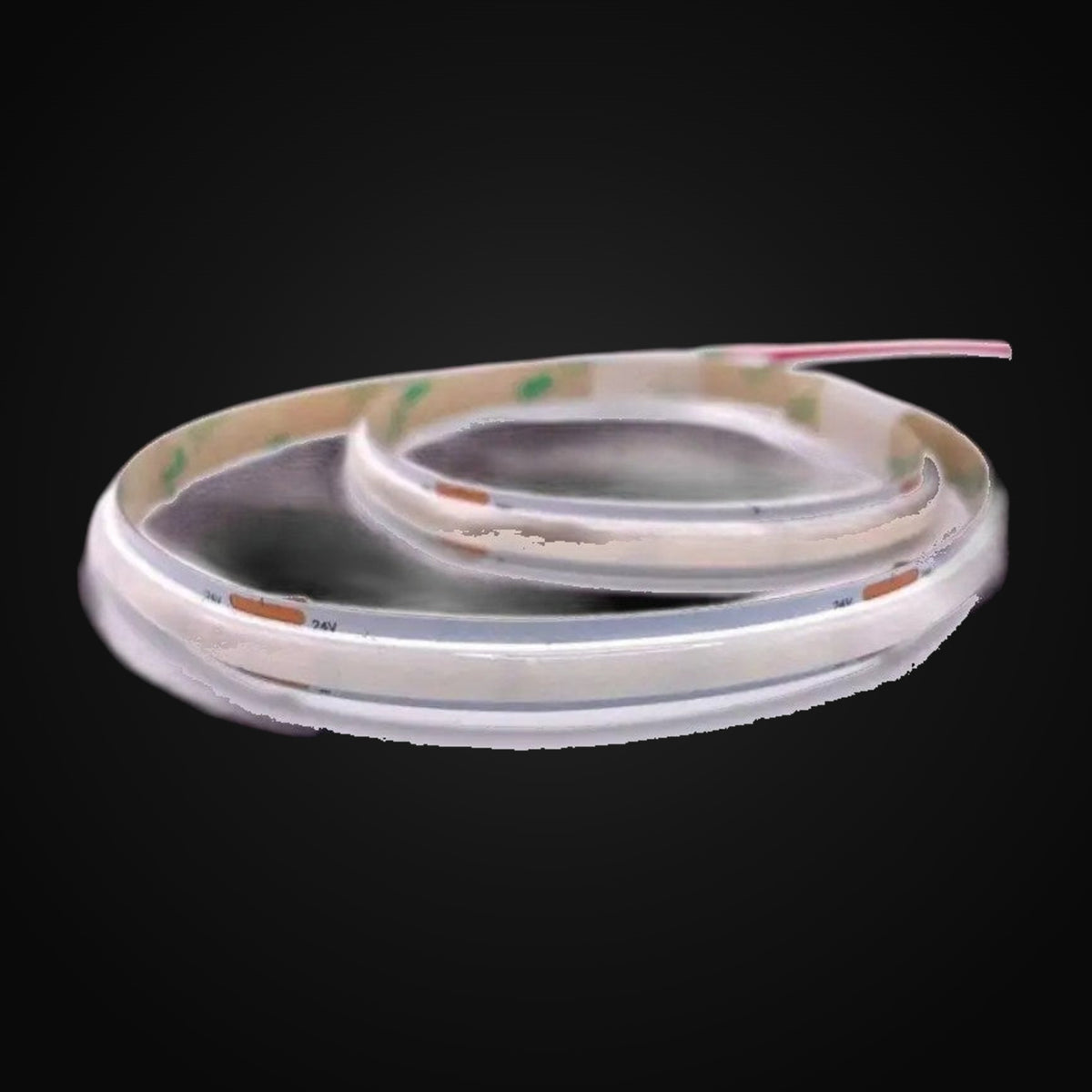 Ruban DEL SOB 1300 lm/m, 9,6 W/m, 288 DEL/m, 24 V c.c., IRC>80, 8 mm, rouleau de 5 m
