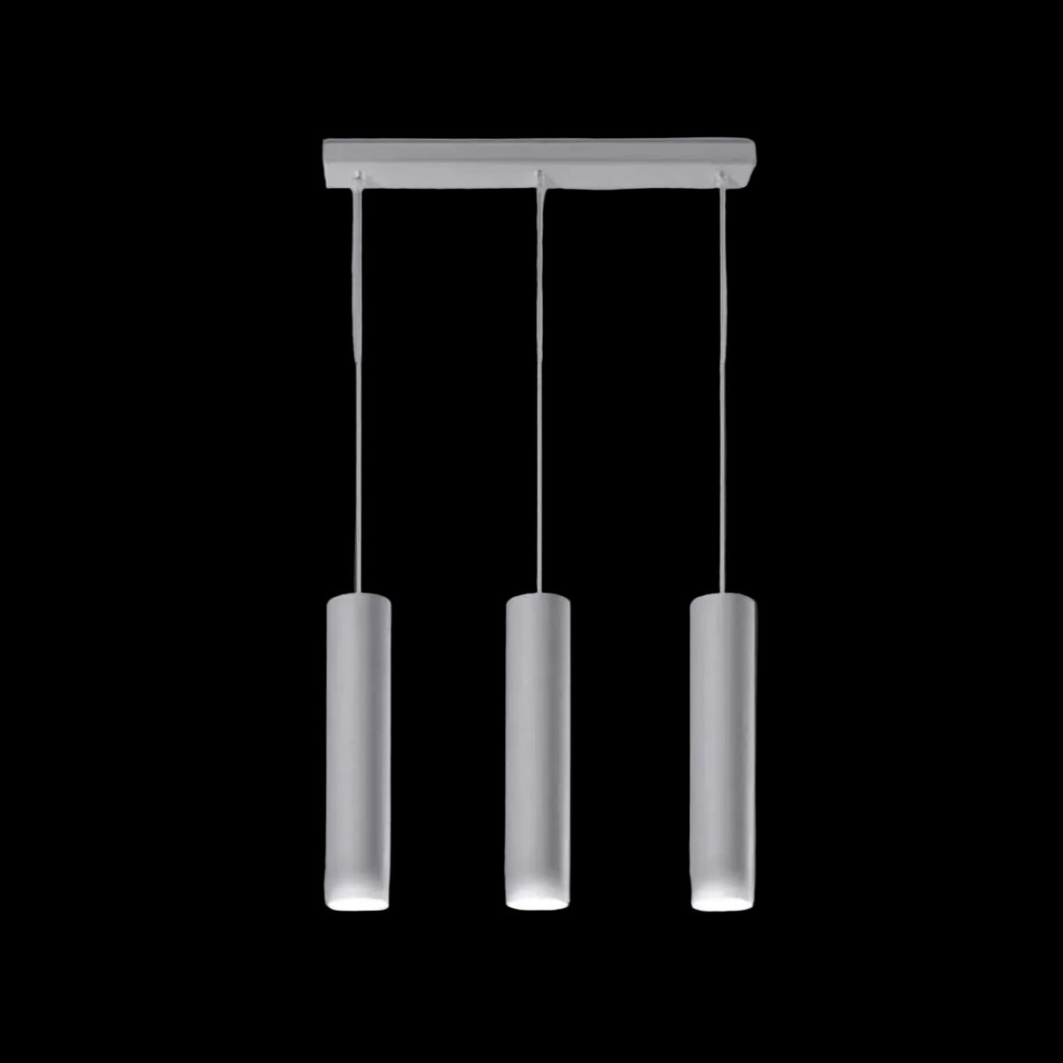 Suspension 3 lumières – blanc