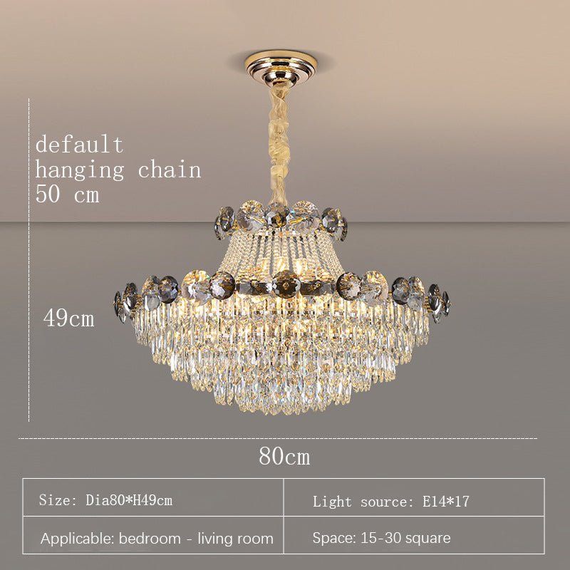 Lustre contemporain Gioro en cristal – vue 5
