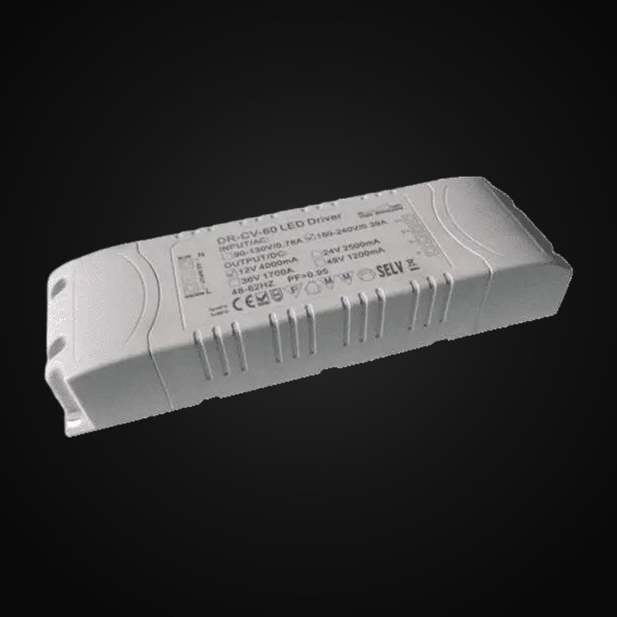 Pilote gradable triac 12 V c.c., charge max. 60 W