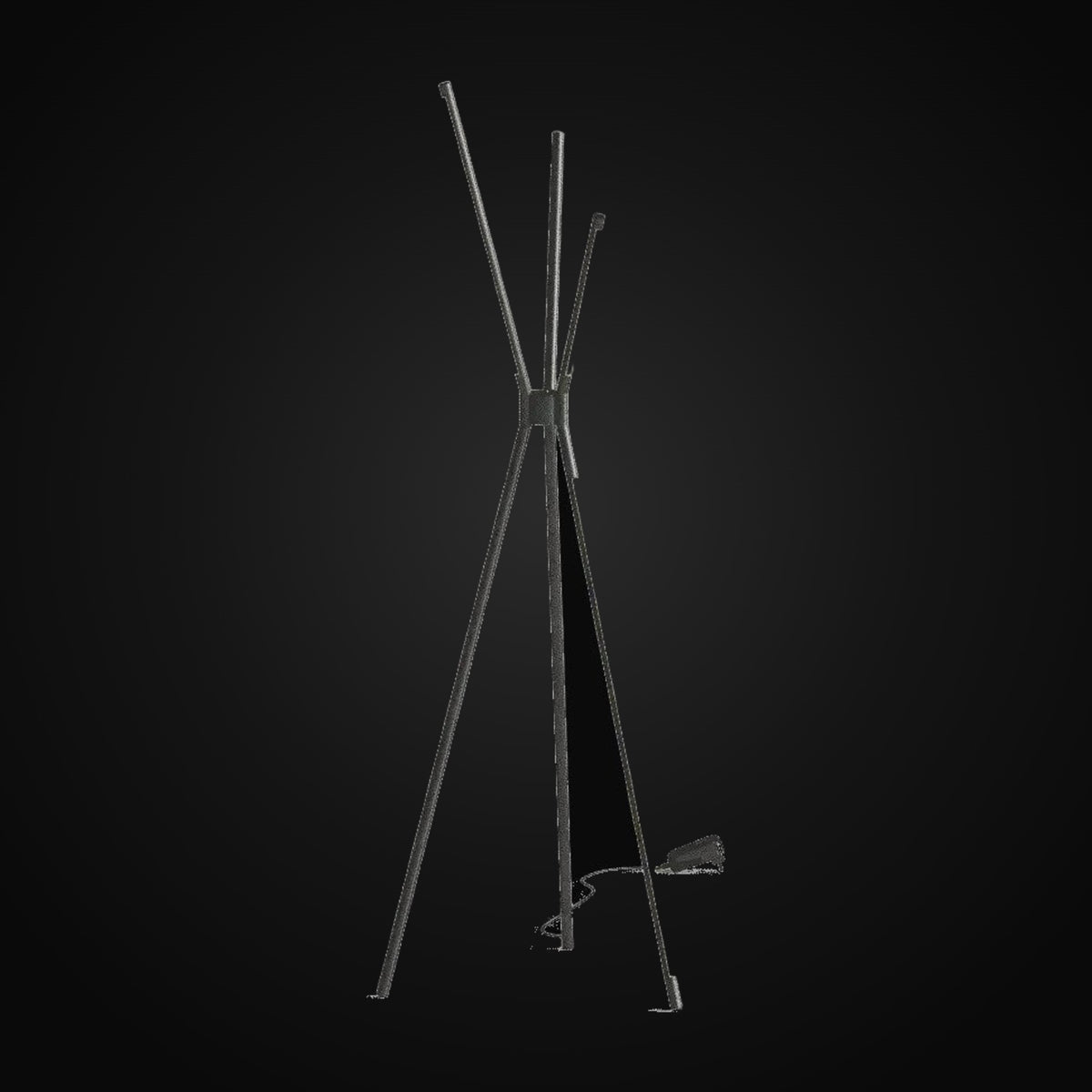 Lampadaire Triad noir