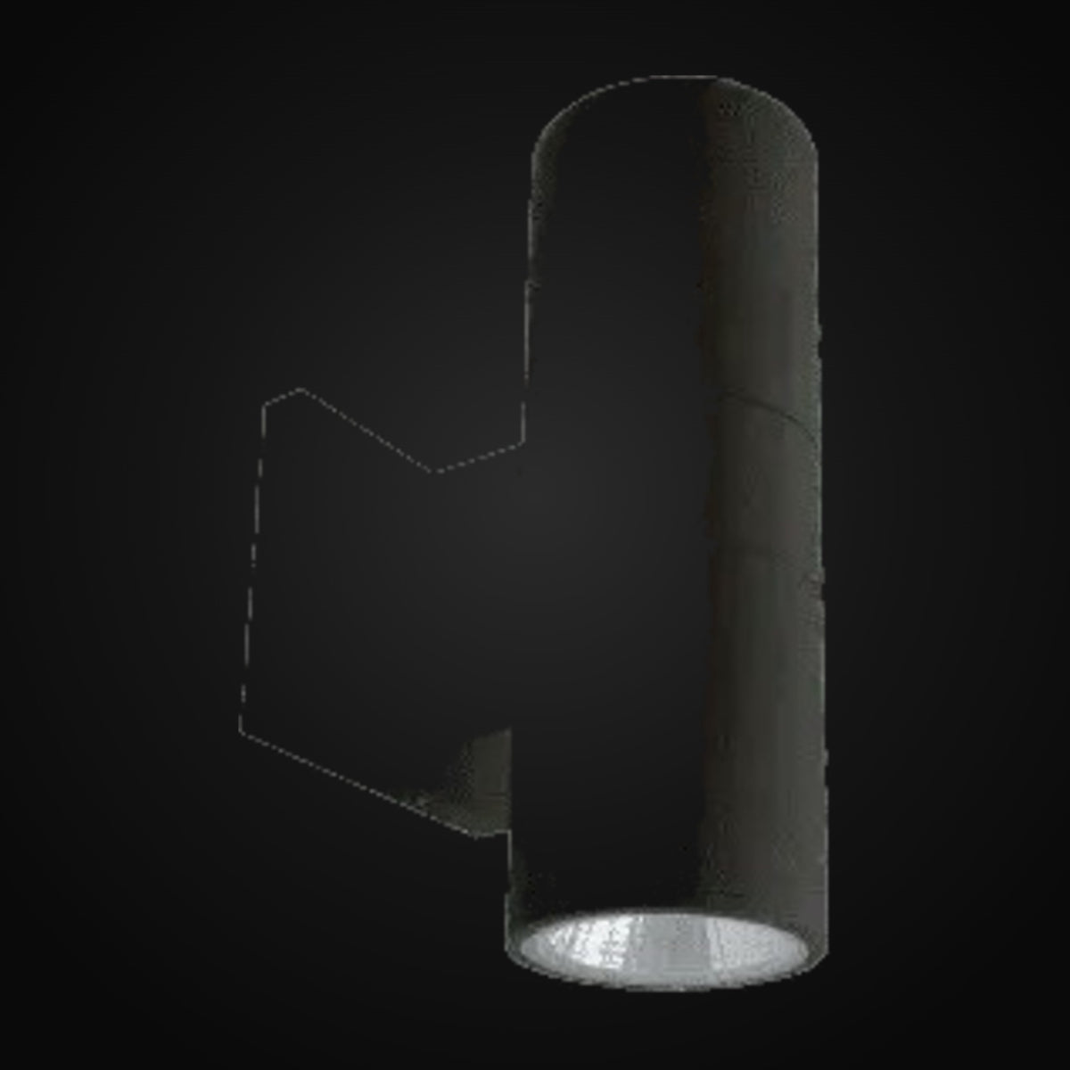 Luminaire haut/bas | 2 x 10 W | 1800 lm | 3000K | rond | V2