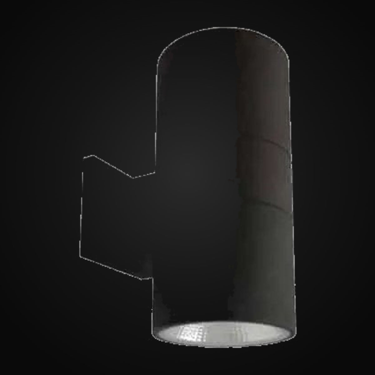 Luminaire haut/bas | 2 x 25 W | 4500 lm | 5000K | rond | V2