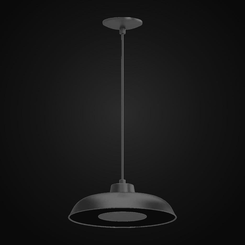 Luminaire intérieur V2124-5 1 lumière DEL intégrée, noir