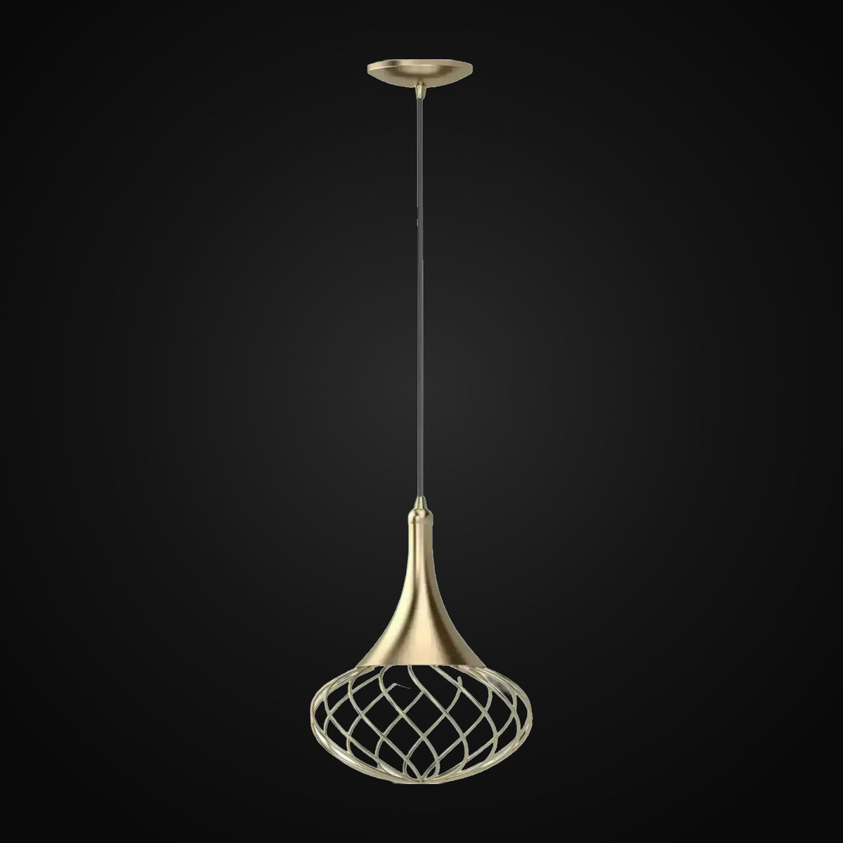 Luminaire intérieur V3861-90 1 lumière DEL intégrée, or antique