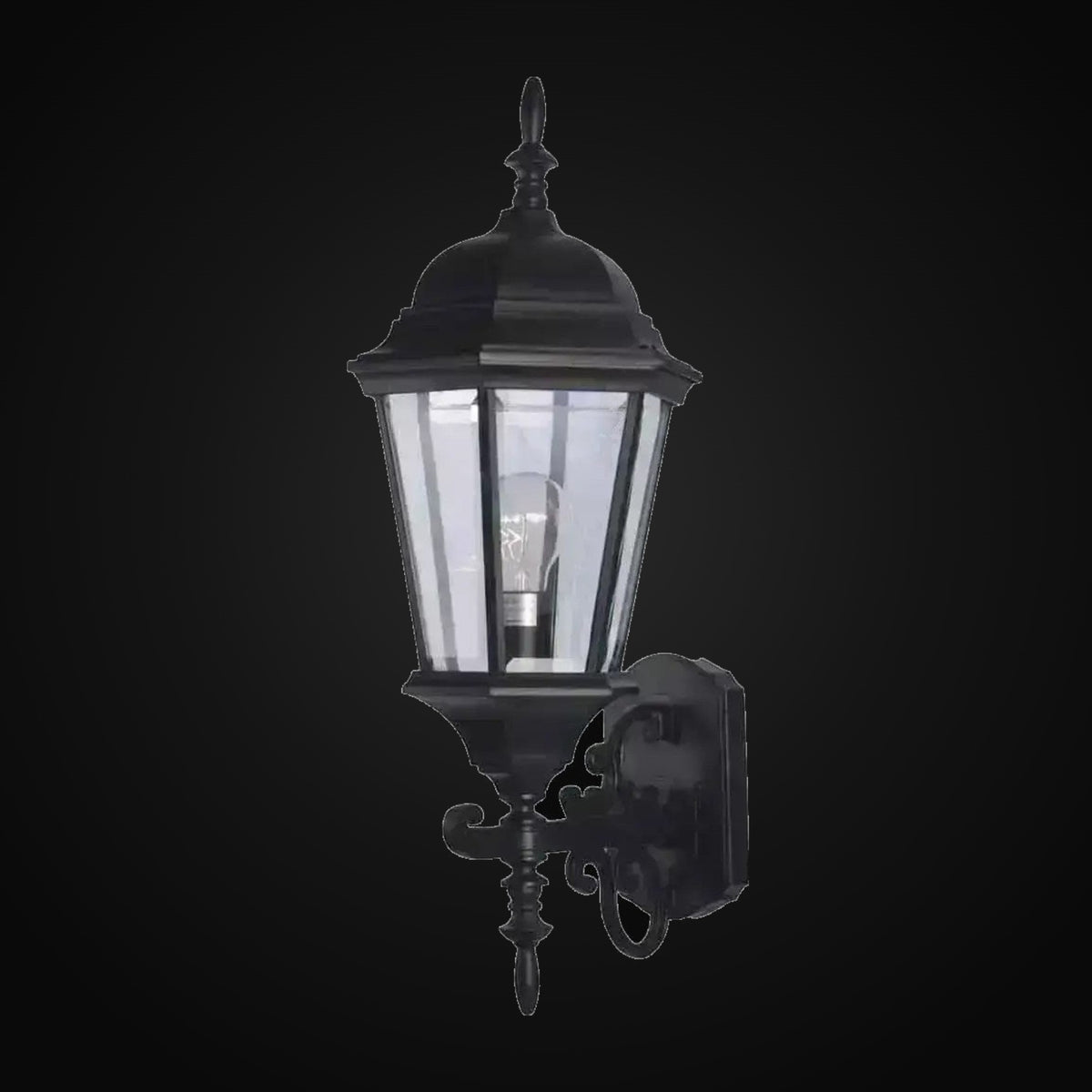 Applique extérieure V8211-5 1 lumière noire