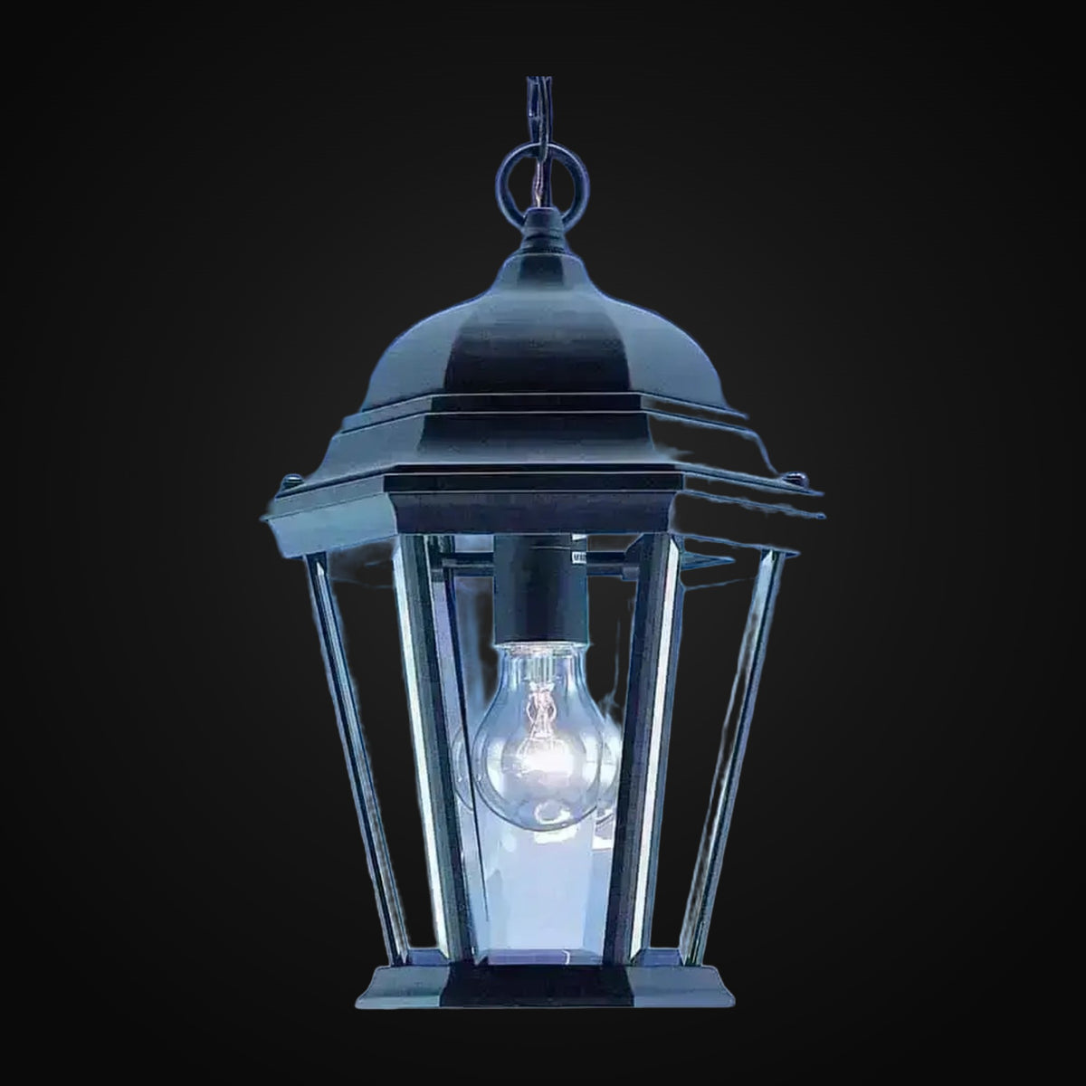 Suspension extérieure V8222-5 1 lumière, noire
