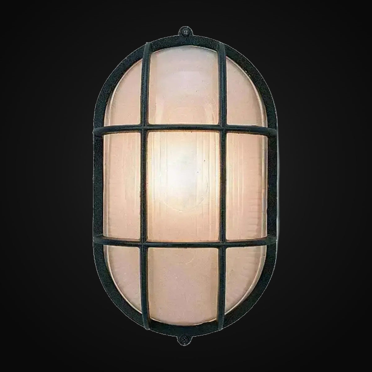 Luminaire mural extérieur V8860-5 1 lumière, noir