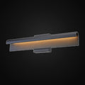 Applique de salle de bain 1327L, 20,86 po, 24 W, 5CCT, puce DEL Osram, emplacement humide, noir