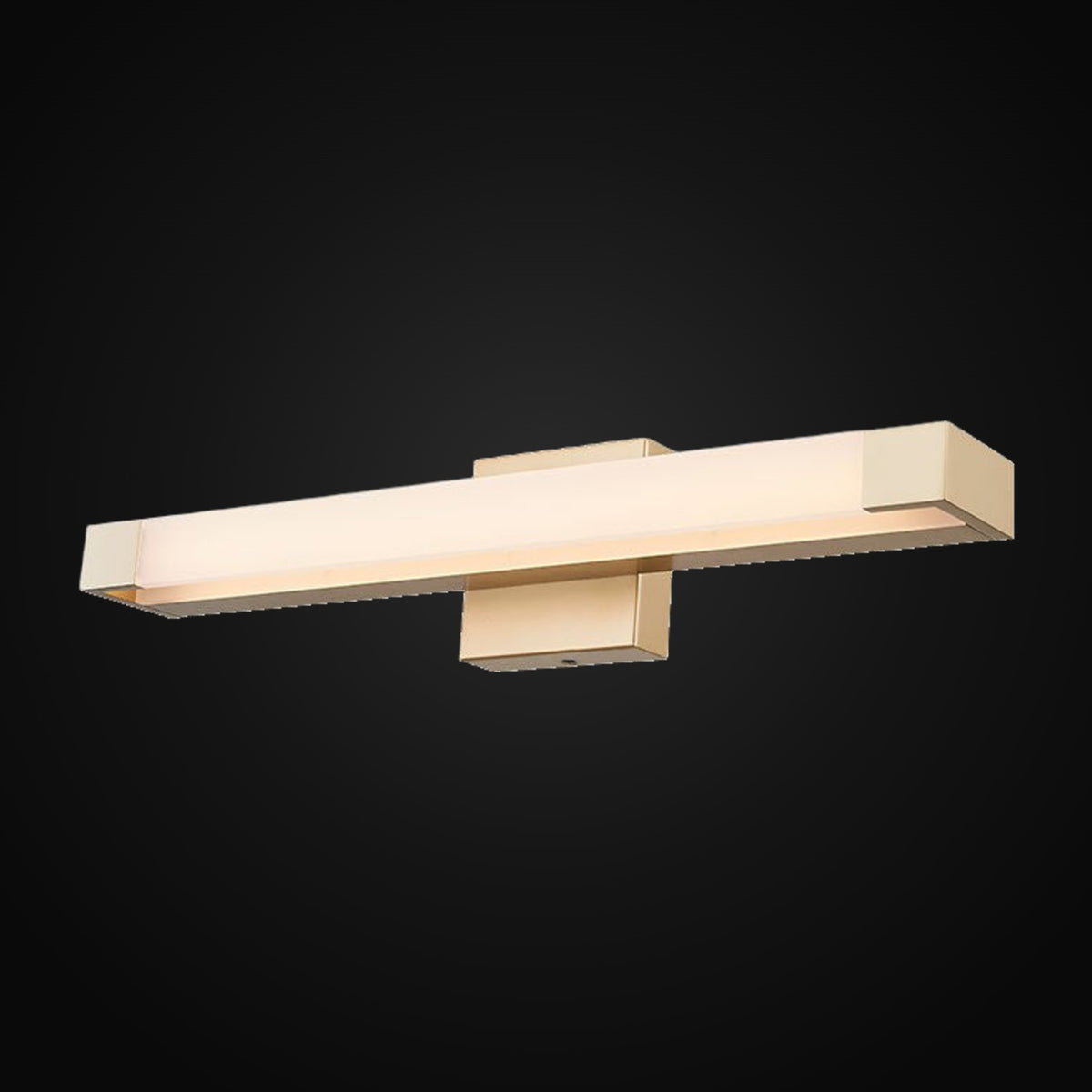 Applique de salle de bain 1375M, 22,44 po, 20 W, 5CCT, puce DEL Osram, emplacement humide, or