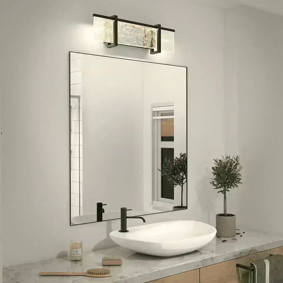 Applique de salle de bain Melted Ice noire – vue 3
