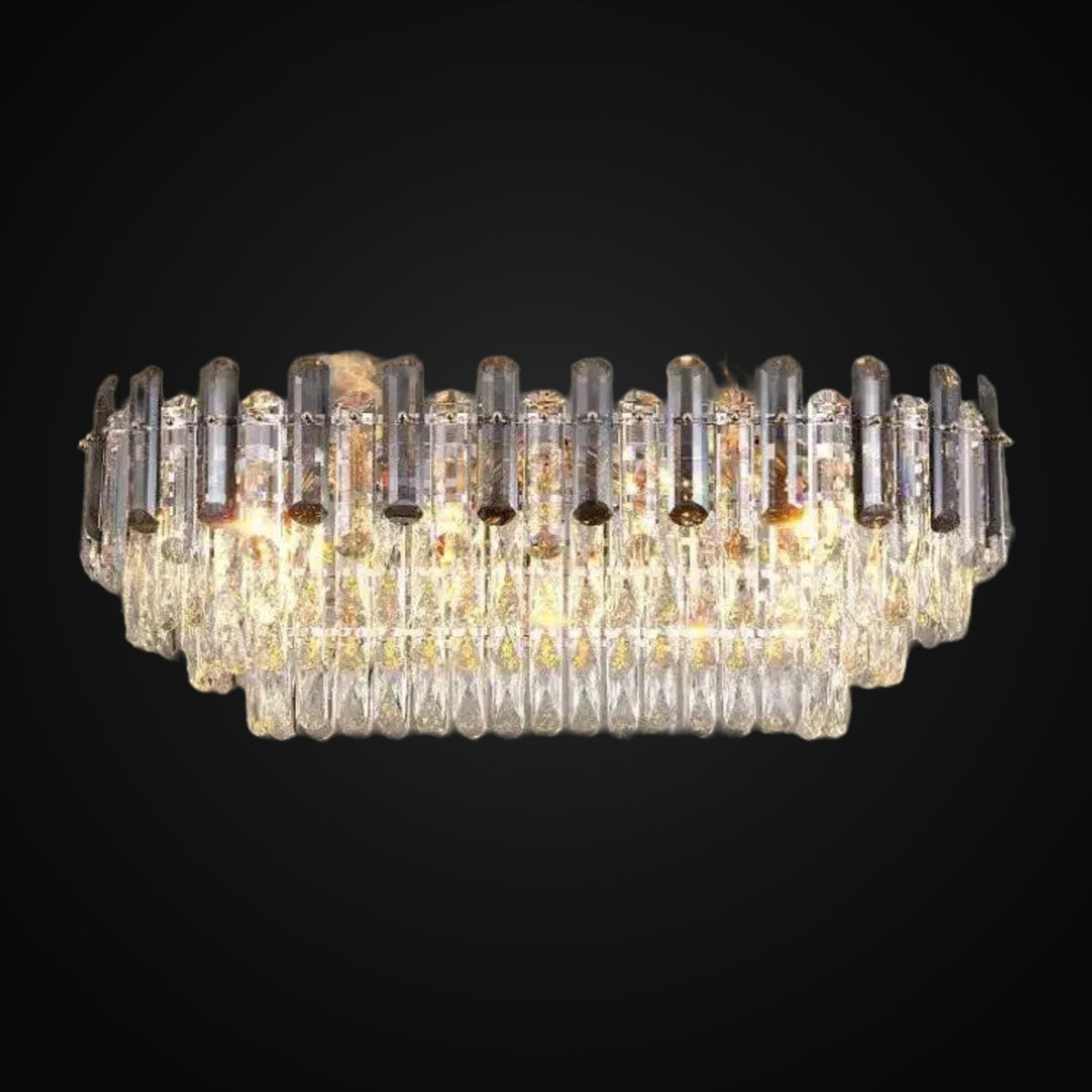 Lustre de salle à manger Venice en cristal