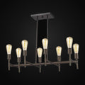 Suspension vintage 8 lumières
