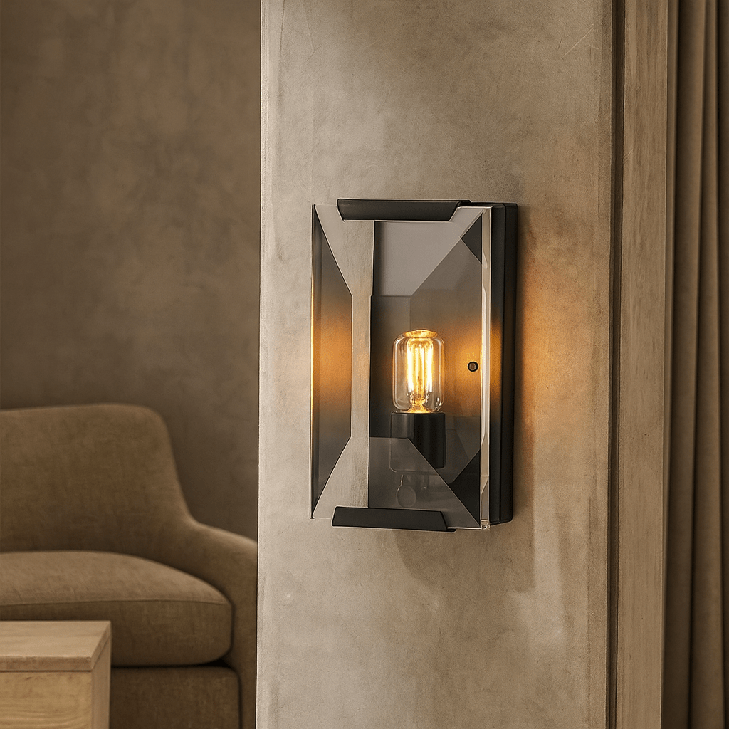 Applique murale Brookhill en cristal