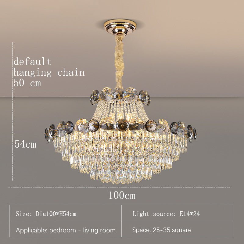 Lustre contemporain Gioro en cristal – vue 6